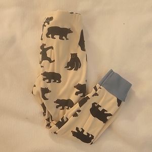 2T wild bears pajama bottoms 100% cotton